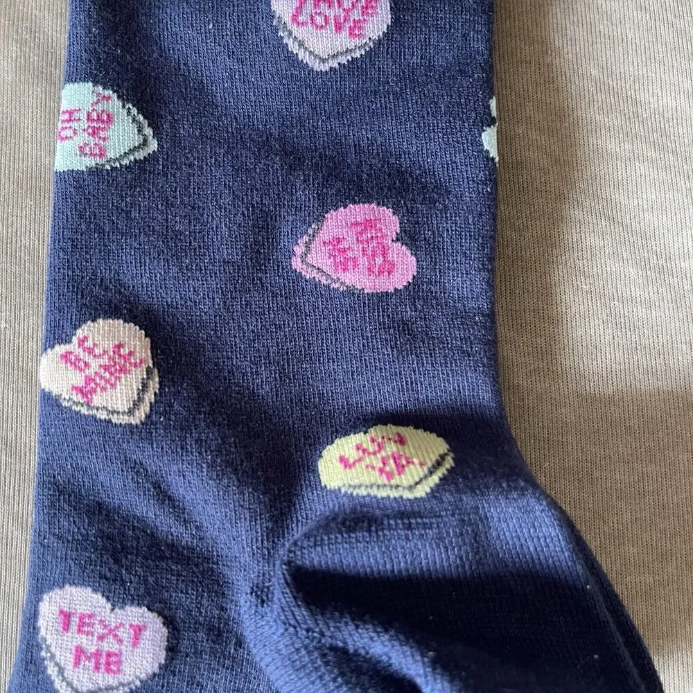 J.Crew Mens Candy Socks Blue One Size Office Casual Preppy Modern Style BL667